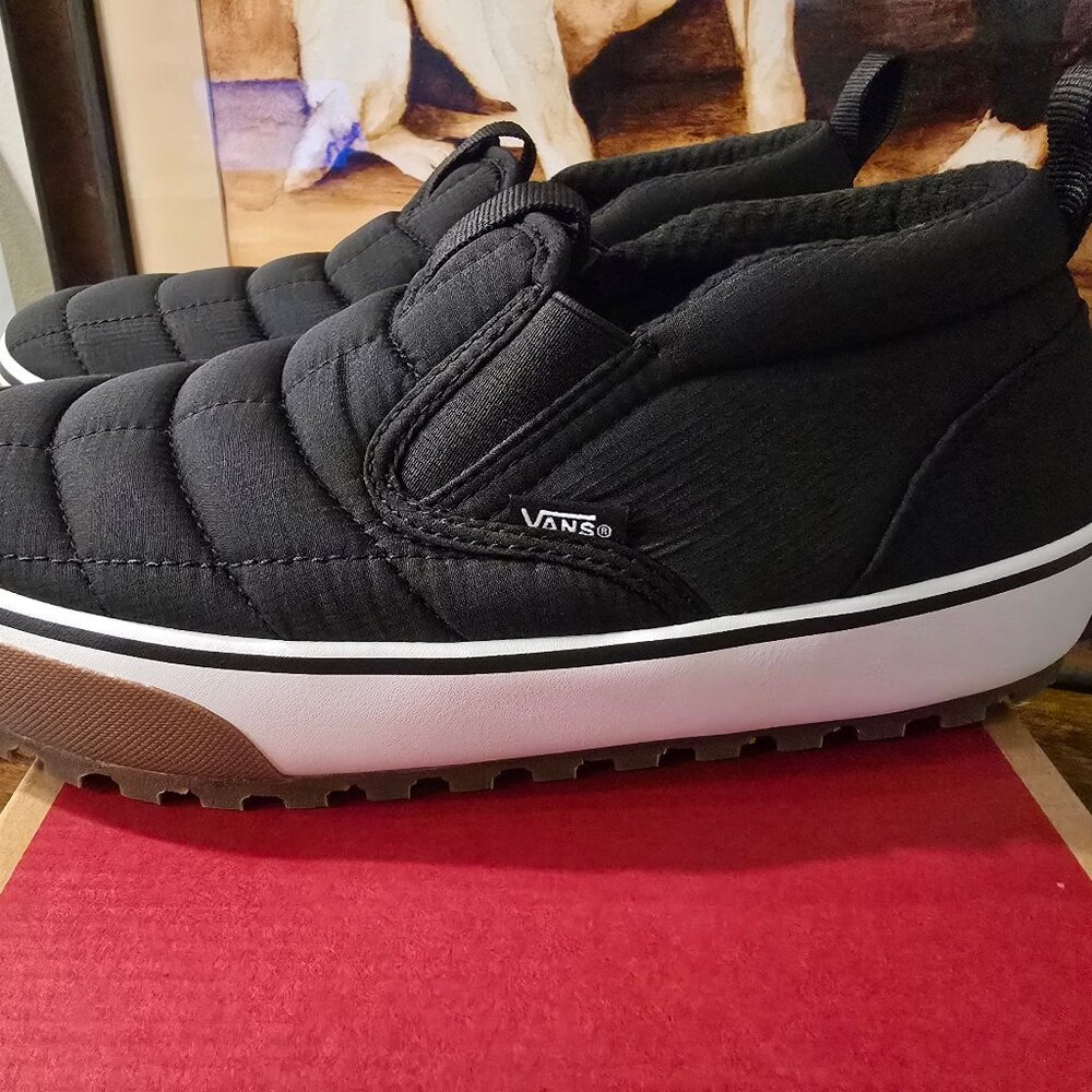 Vans MTE Snow Lodge Sleeper Mid MEN'S SNEAKERS VN000D2ABLA BLACK Sz 9 US NEW